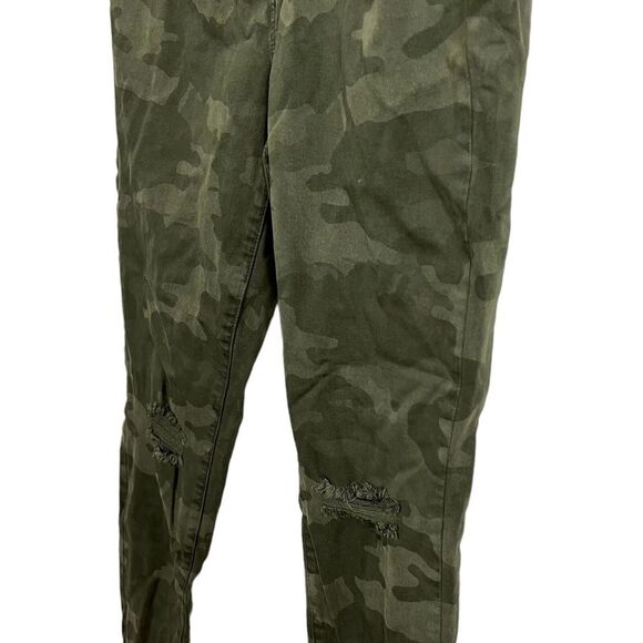 AMERICAN EAGLE SUPER HI RISE JEGGING Camo Next Level Stretch Jeans Green sz 6 R - Picture 9 of 16